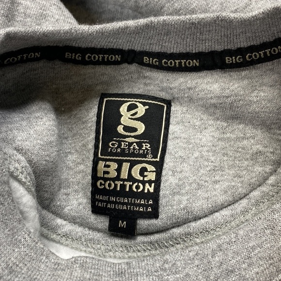 Gear For Sports Big Cotton Famous Dave's Grey Crewneck Sweatshirt Medium - Picture 3 of 4